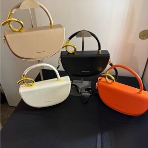 Fashion & Bag Shoulder Bag - Black, Cream, Tan, Orange